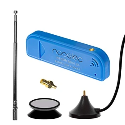 Afbeelding van NESDR Mini 2+ 0,5 PPM TCXO RTL SDR &amp; ADS B USB ontvangerset met antenne, zuignap en vrouwelijke SMA adapter. RTL2832U R820T2 tuner. Goedkope software gedefinieerde radio