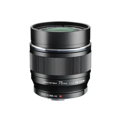 Afbeelding van OM System M.Zuiko Digital ED 75mm F/1.8 Zwart