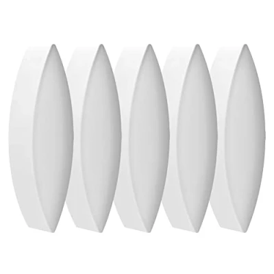 Afbeelding van stonylab Magnetische Roer Bar, 5 Pack 50 mm Laboratorium Plate Bar PTFE Gecoate Set Bars Witte Mixer voor Roerers, Olijfvorm, PK