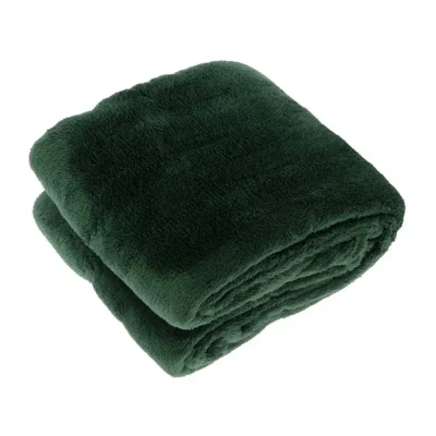 Afbeelding van Unique Living Justin plaid 150x200cm dark green