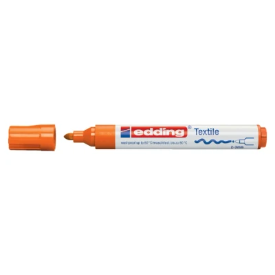 Afbeelding van edding 4500 textielmarker oranje 1ST 2 3 mm / 4 4500006
