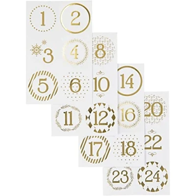 Afbeelding van Vivi Gade Stickers, witgoud, One Size