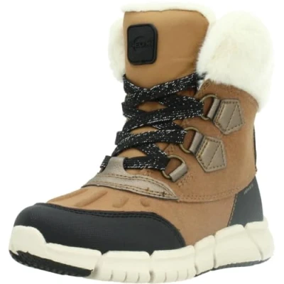 Afbeelding van Geox Meisje Flexyper Girl B AB Sneeuwlaarzen, Whisky Black, 29 EU