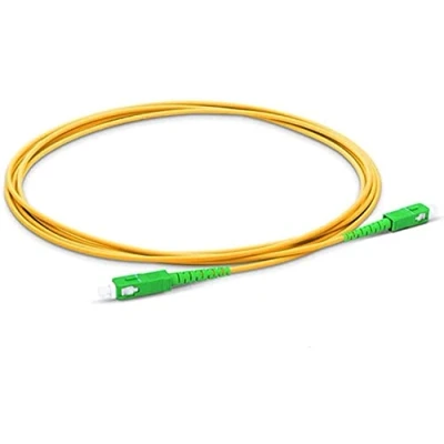 Afbeelding van Glasvezelkabel voor routers, FTTH enkele modusslang, 9/125 OS2, SC/APC Simplex, compatibel met 99% Movistar Jazztel, Vodafone Orange Amena Masmovil Yoigo, 25 m