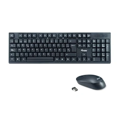 Afbeelding van equip 245221 draadloos toetsenbord en muisset, ES lay out (QWERTY)
