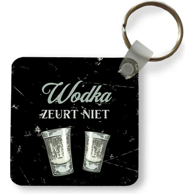 Afbeelding van Sleutelhanger Uitdeelcadeautjes Wodka Shotglaasjes Vintage Plastic Vaderdag cadeau Geschenk Cadeautje voor hem Tip Mannen