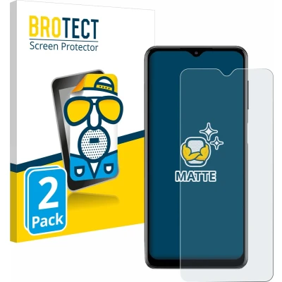 Afbeelding van BROTECT Screenprotector voor Samsung Galaxy M12 Folie Beschermfolie matte (2 Stuks)