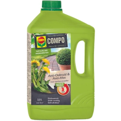 Afbeelding van Compo Anti Onkruid &amp; Mos Voor Opritten En Paden 2.5 Lt