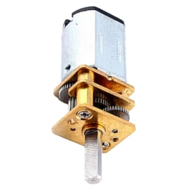 Afbeelding van N20 DC 12 V 200 RPM mini snelheidsreductie transmissie, motor met volledig metalen voor RC auto robot, model DIY speelgoed