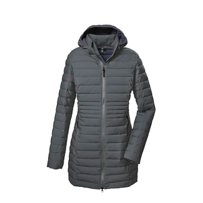 Afbeelding van G.I.G.A. DX Dames gewatteerde parka/functionele parka met afritsbare capuchon GW 14 WMN QLTD PRK_Bacarya, rookblauw, 48, 42300 000