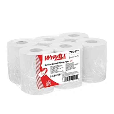 Afbeelding van WypAll 7404 poetsdoek L10 Airflex combirol 1 laags wit