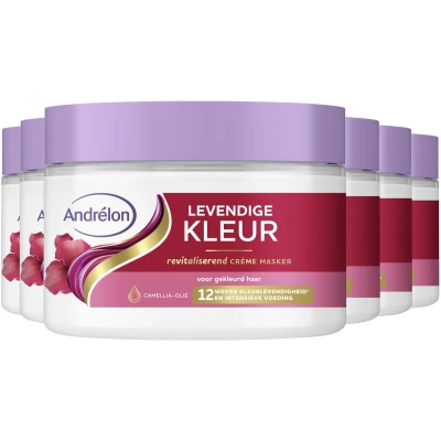 Afbeelding van Andrelon Levendige Kleur Crème Masker Jar 300ml