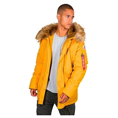Afbeelding van Alpha Industries Polar Jacket Winterjas voor heren Wheat