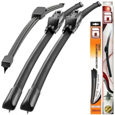 Afbeelding van Recambo Ruitenwissers voor en achter, compatibel met VW Touareg, type 7L, bouwjaar 2002 2010, set van 3, 650 mm, mm / 325