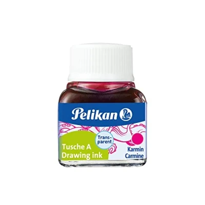 Afbeelding van Pelikan 201517 Chinese inkt A, 523 2 karmijn, glas 10 ml