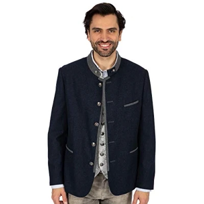Afbeelding van Stockerpoint Quintus Herenjas, zakelijk pak, blauw steen, 54