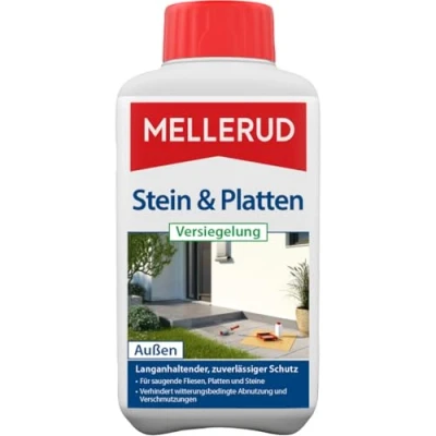 Afbeelding van MELLERUD verzegeling van steen en platen, 1 x 0,5 l, waterafstotende lichtbestendige bescherming absorberende ondergronden binnen buiten