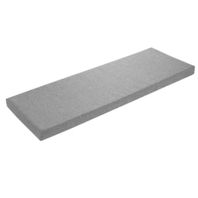 Afbeelding van sleepling Bankkussen lichtgrijs 150 x 40 cm, bankkussen, zitkussen voor vensterbank, overtrek wasbaar, onderkant antislip, Made in EU
