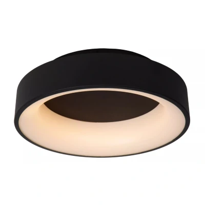 Afbeelding van Lucide Mirage Plafonnière Ø 38 Cm Led Dimb. 1x22w 2700k Zwart