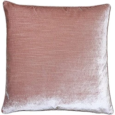 Afbeelding van Paoletti Luxe Velvet 55X55 C/CASE blush, polyester, rood, 55x55cm