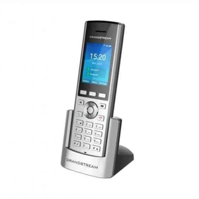 Afbeelding van Draadloze telefoon Grandstream WP820 Zwart/Zilverkleurig