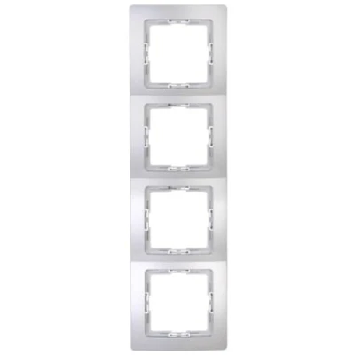 Afbeelding van Kopp Afdekraam 4 voudig Paris zilver, 308720064