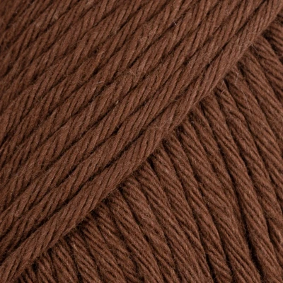 Afbeelding van DROPS Paris Uni Colour 44 bruin Katoen Garen