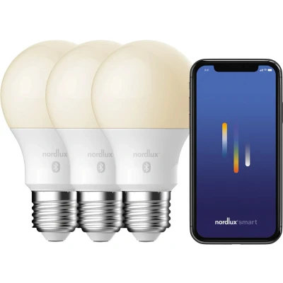 Afbeelding van Nordlux LED lamp Smart E27 7W CCT 900lm in 3 per set