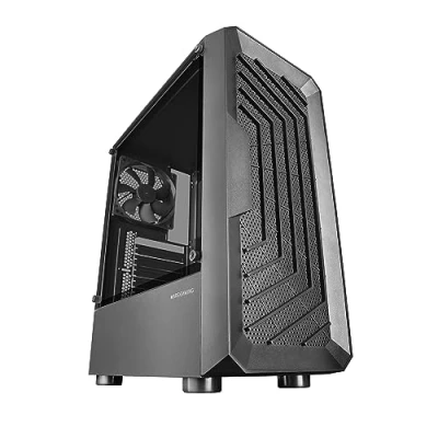 Afbeelding van Mars Gaming MC 2000, ATX Semitower Kast, Volledig Zijvenster, Mesh ontwerp aan de Voorkant, 1x Ultrastille FDB 120mm Ventilator, Tweekamerontwerp, Zwart