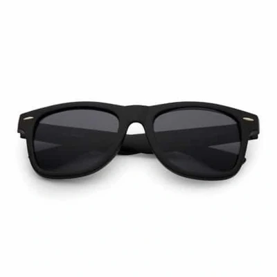Afbeelding van Freaky Glasses® Wayfarer style zonnebril mat zwart UV 400 lenzen