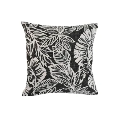 Afbeelding van Kussen Home ESPRIT Wit Zwart Bedrukt 45 x 15 cm