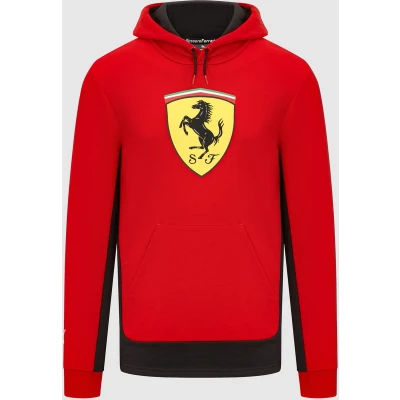 Afbeelding van Ferrari Logo Hoody Rood 2024 L Charles Leclerc Carlos Sainz