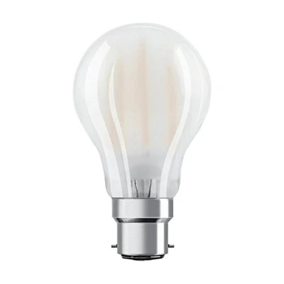 Afbeelding van OSRAM LED lamp, Base: B22d, Warm Wit, 2700 K, 7,50 W, vervanging voor 75 W gloeilamp, frosted, Retrofit CLASSIC A 1 Pack