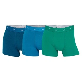 Afbeelding van CR7 Cristiano Ronaldo Herenslips 3P Bamboo Trunks Blauw Medium Heren