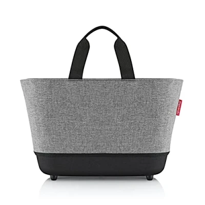 Afbeelding van Reisenthel Shoppingbasket Boodschappenmand 22L Twist Silver Grijs