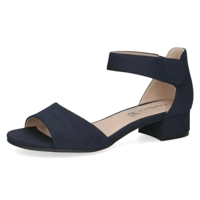 Afbeelding van Caprice Dames 9 28282 42 sandalen met hak, Ocean Suede, 37,5 EU, Suède., 37.5 EU