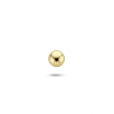 Afbeelding van goud (geelgoud) oorknop bol per stuk 4026006 Oorbellen horloge Goudkleur