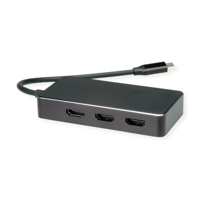 Afbeelding van Value USB Multi Display Ad. Type C (HDMI, 10 cm), Data + Video Adapter, Zwart