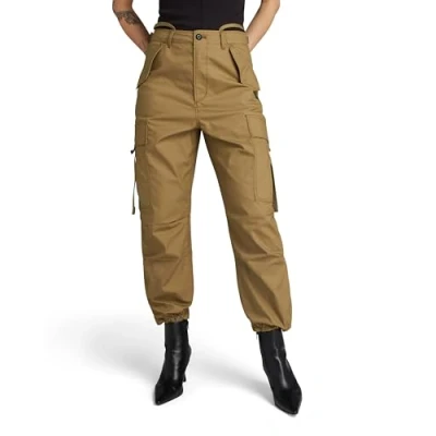 Afbeelding van G Star Cropped Drawcord Cargobroek, Dames, Maat: 25, Dk fawn