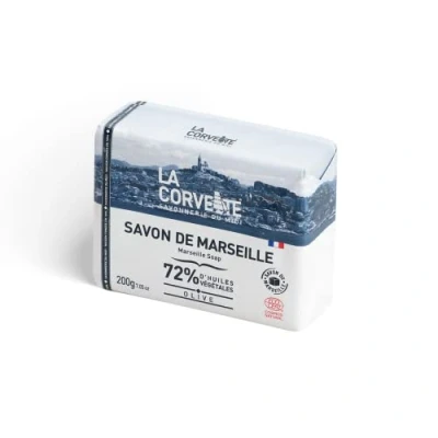 Afbeelding van Savon de Marseille 3 x 200g natuurlijke olijfzeep La Corvette