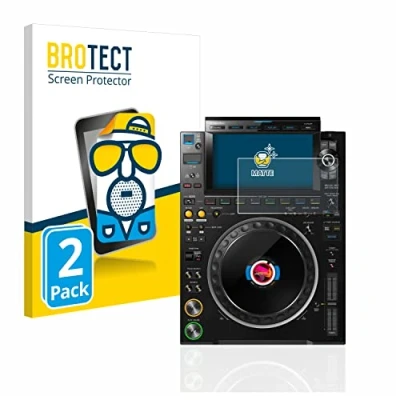 Afbeelding van BROTECT (2 Stuks) Antireflecterende Beschermfolie voor Pioneer CDJ 3000 Anti Glare Screen Protector, Mat, Ontspiegelend