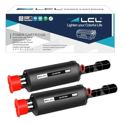 Afbeelding van LCL Tonercartridge 143A W1143A W1143AD (2 Zwart) Vervanging voor HP Neverstop Laser MFP 1201n 1202w 1202nw 1001nw