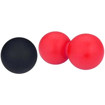 Afbeelding van Avento Lacrosse/Massage Ballen Set Roze/Zwart