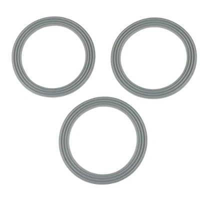 Afbeelding van DeLonghi KW675702 afdichting keukenmachine blendervoet afdichtring, set à3 stuks