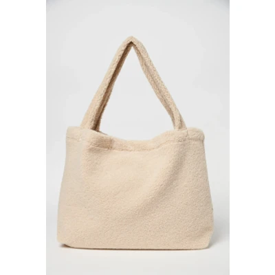 Afbeelding van Studio Noos Chunky Teddy Mom bag Ecru