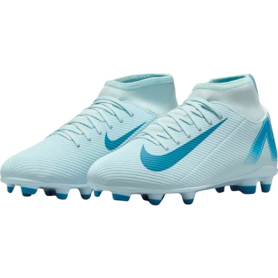 Afbeelding van Nike Performance JR 10 CLUB FG/MG Unisex Voetbalschoenen met kunststof noppen voor kinderen, Maat: 32, Glacier blue/blue orbit Textiel/ synthetisch