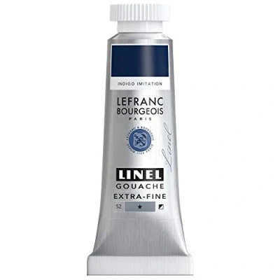 Afbeelding van Lefranc &amp; Bourgeois Linel Gouache Extra Fine Indigo Imitation 189 14ml