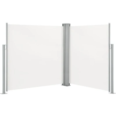 Afbeelding van Windscherm uittrekbaar 140x600 cm crème
