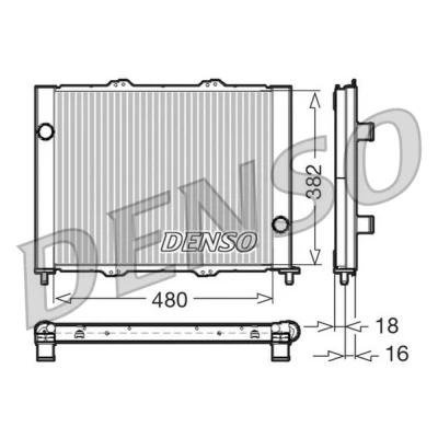 Afbeelding van Denso Koelmodule (radiateur+condensor) DRM23099
