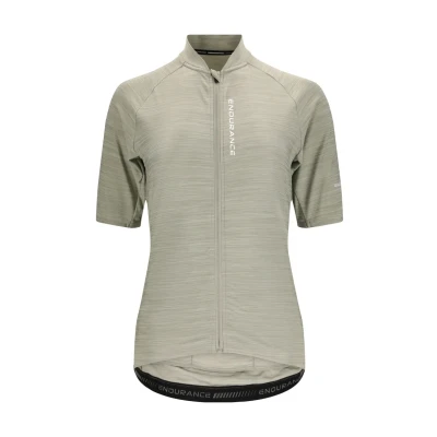 Afbeelding van Endurance Logan Wielershirt, Dames, Maat: 38, Wrought iron